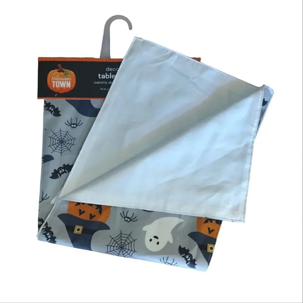 Halloween Town‎ Grey Spooky Prints Soft Fabric 14